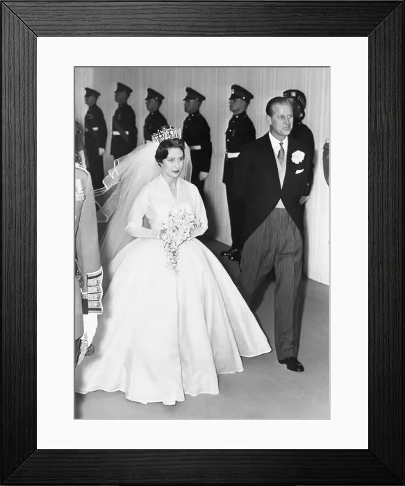 Framed Print : Princess Margaret With Prince Phillip Framed Print : Princess Margaret With Prince Phillip