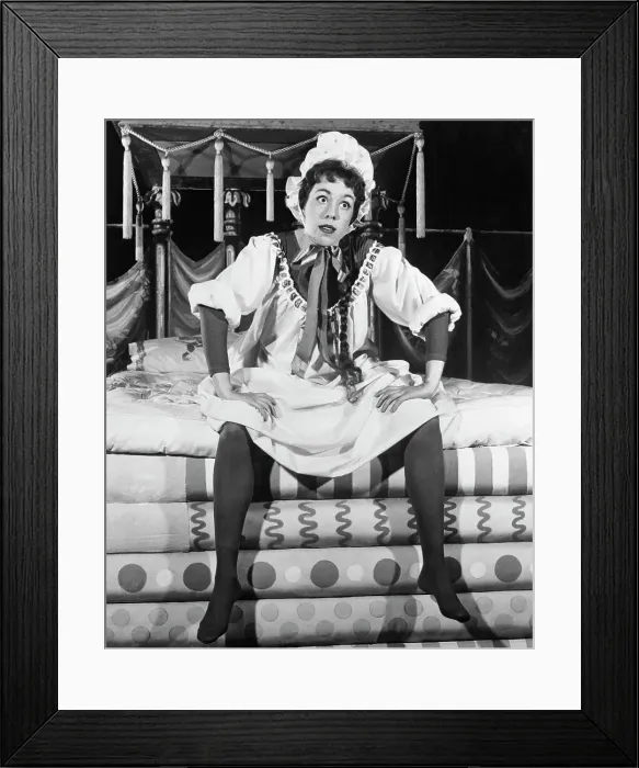 Framed Print : Carol Burnett in Once Upon a Mattress Framed Print : Carol Burnett in Once Upon a Mattress