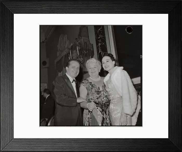 Framed Print : Portrait of Mr. And Mrs. Joey Adams with Sophie Tucker Framed Print : Portrait of Mr. And Mrs. Joey Adams with Sophie Tucker
