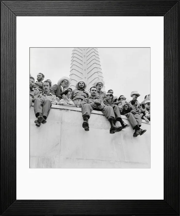 Framed Print : Fidel Castro with Osvaldo Dorticos and Julia Commancho Framed Print : Fidel Castro with Osvaldo Dorticos and Julia Commancho