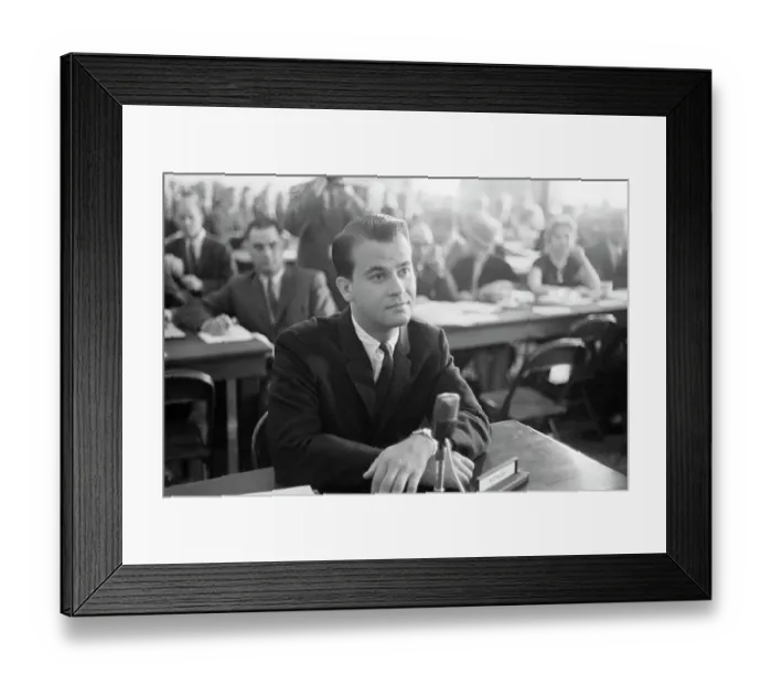 Framed Print : Dick Clark Smiles During House Hearing Framed Print : Dick Clark Smiles During House Hearing