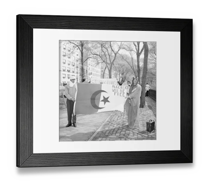 Framed Print : Algerian Pickets French Consulate Framed Print : Algerian Pickets French Consulate