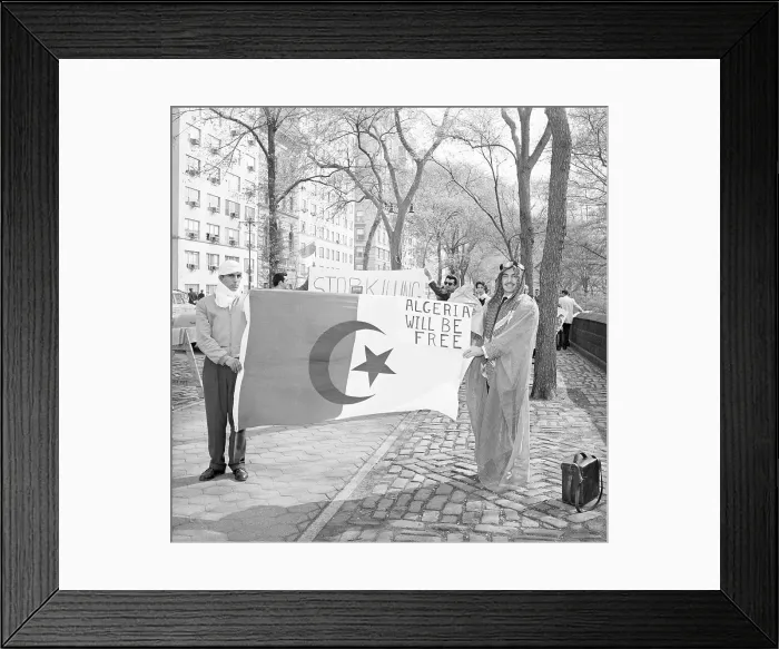 Framed Print : Algerian Pickets French Consulate Framed Print : Algerian Pickets French Consulate