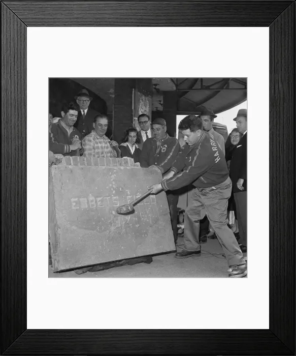 Framed Print : Ebbets Field Auction Framed Print : Ebbets Field Auction