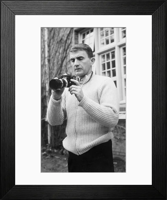 Framed Print : Blake Edwards with Still Camera