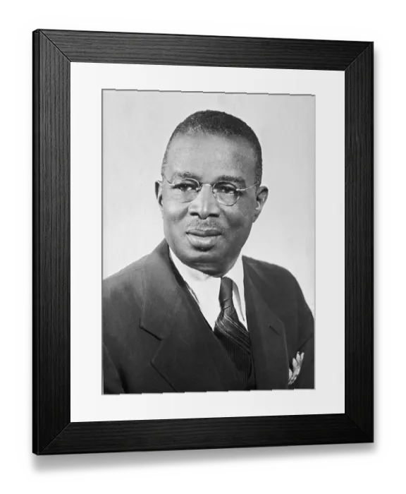 Framed Print : Civil Rights Attorney Z. Alexander Looby Framed Print : Civil Rights Attorney Z. Alexander Looby