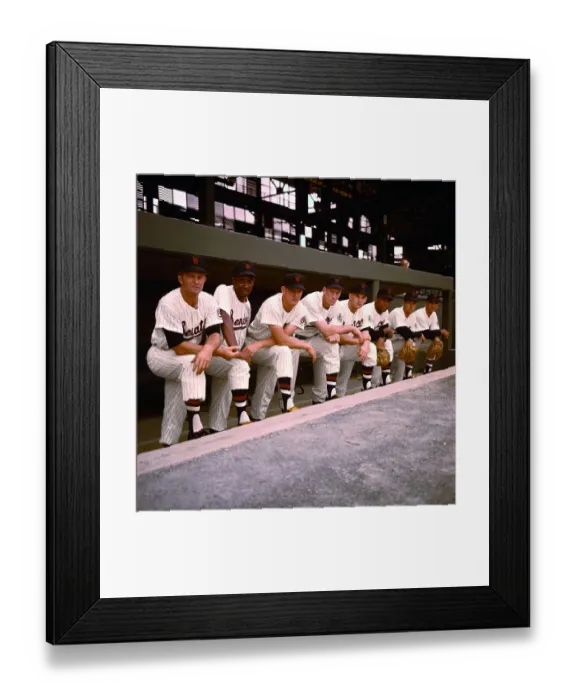 Framed Print : Washington Senators Starting Lineup