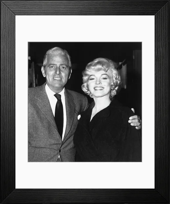Framed Print : Marilyn with Buddy Adler Framed Print : Marilyn with Buddy Adler