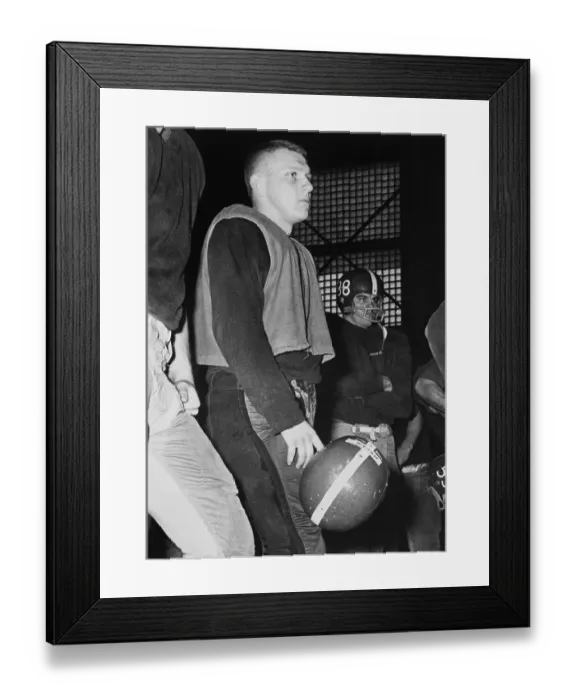 Framed Print : James Hoffa Jr at College Football Practice Framed Print : James Hoffa Jr at College Football Practice