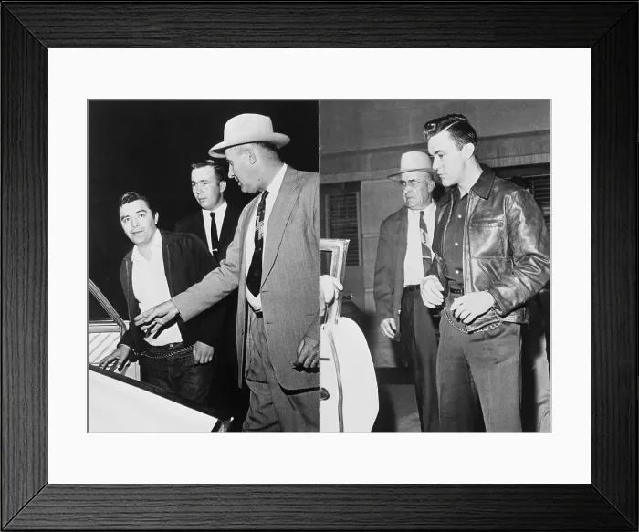 Framed Print : Clutter Family Murders Going to Execution Framed Print : Clutter Family Murders Going to Execution