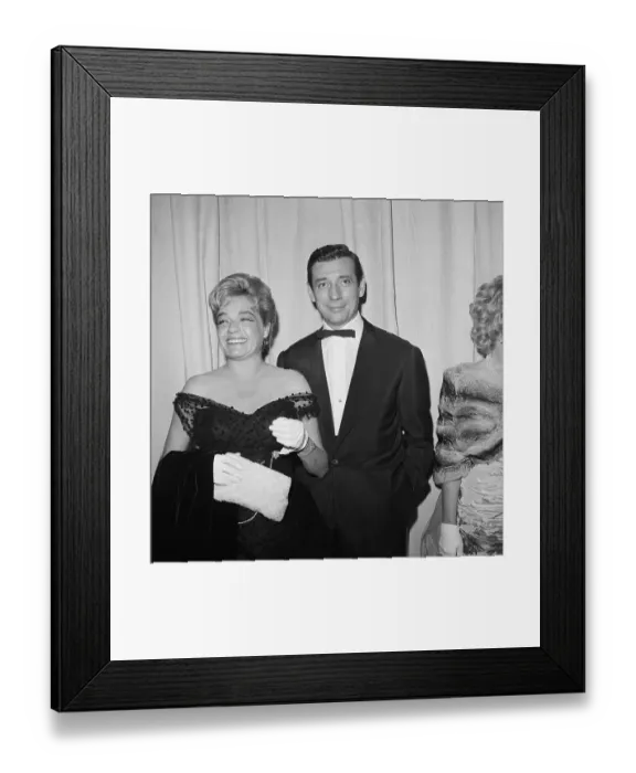 Framed Print : Simone Signoret at Academy Awards Framed Print : Simone Signoret at Academy Awards