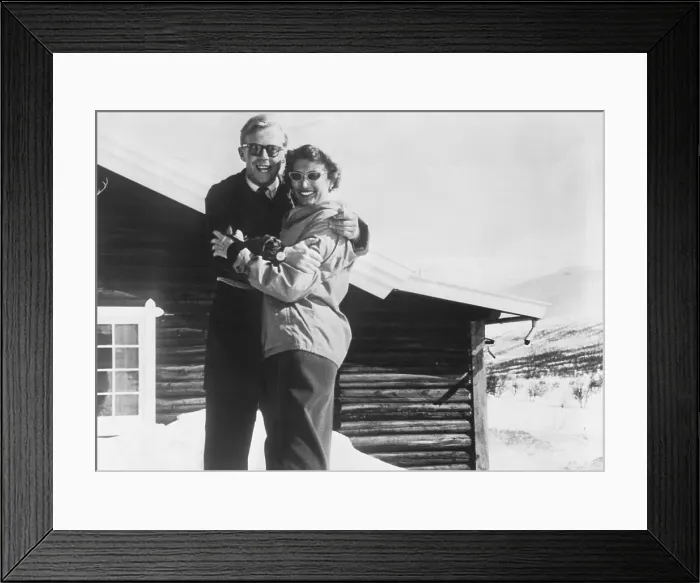 Framed Print : Sweden's Princess Astrid and Fiance Framed Print : Sweden's Princess Astrid and Fiance