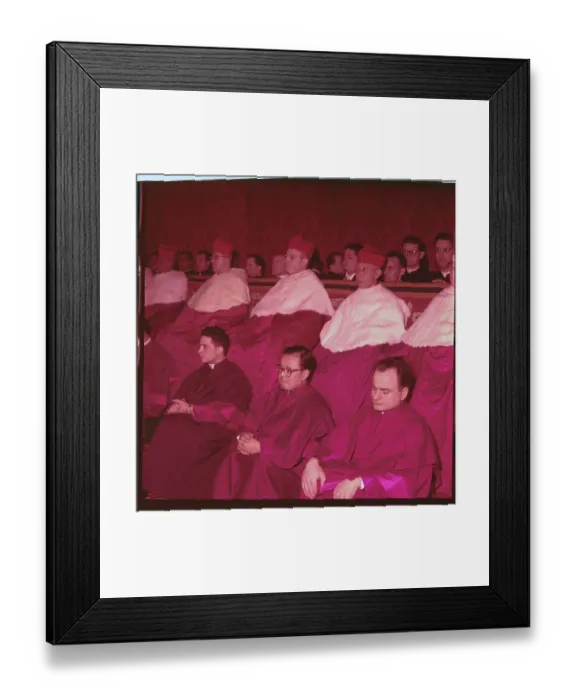 Framed Print : Cardinals Pictured During Ceremonies Framed Print : Cardinals Pictured During Ceremonies
