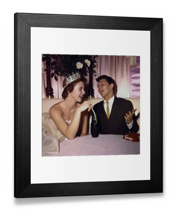 Framed Print : Frankie Avalon with Junior Miss for 1960 Framed Print : Frankie Avalon with Junior Miss for 1960
