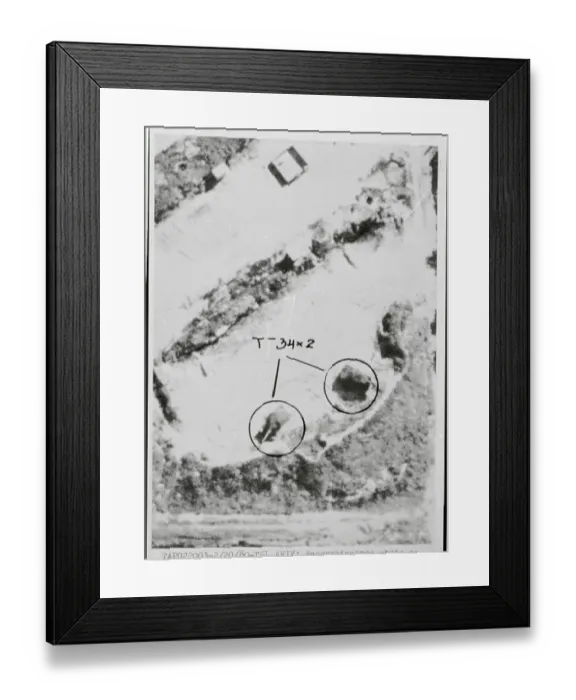 Framed Print : Aerial Pictures of Soviet Tanks Framed Print : Aerial Pictures of Soviet Tanks