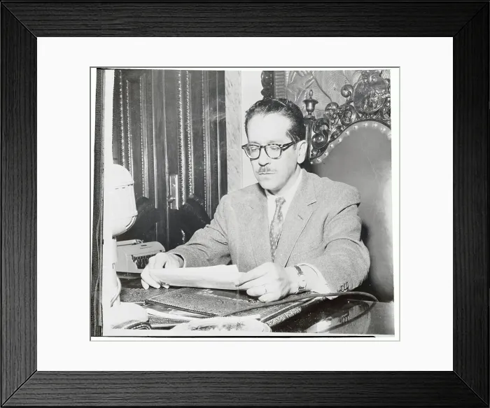 Framed Print : Portrait of Hernan Siles Zuazo Framed Print : Portrait of Hernan Siles Zuazo