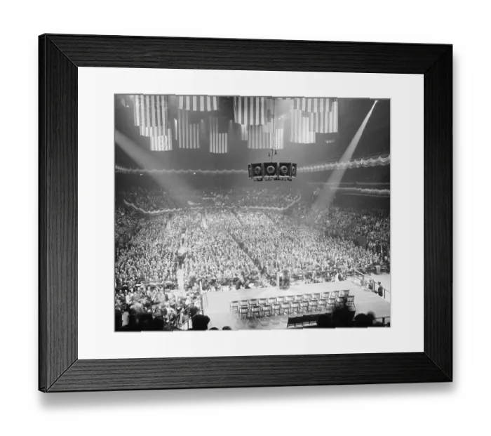 Framed Print : Hoffa Addresses the Teamsters in New York Framed Print : Hoffa Addresses the Teamsters in New York