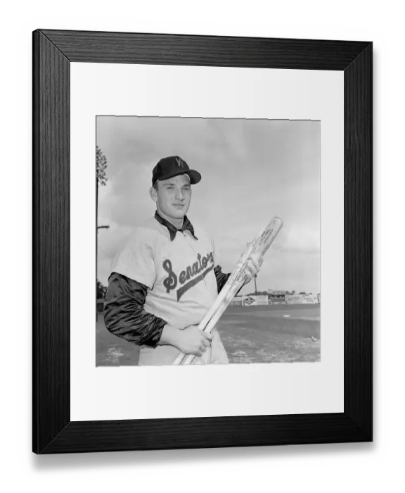 Framed Print : Harmon Killebrew Posing with Bat Framed Print : Harmon Killebrew Posing with Bat