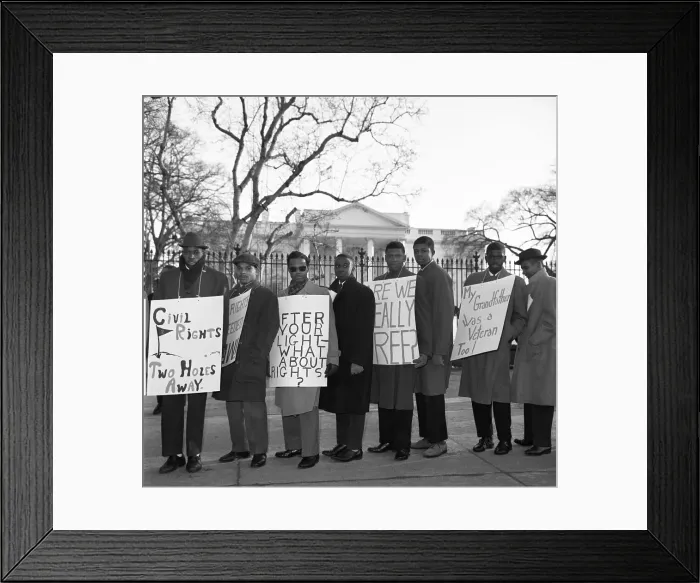 Framed Print : Civil Rights Protest Framed Print : Civil Rights Protest