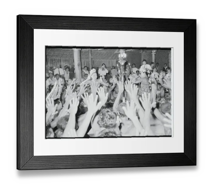 Framed Print : Crowd Watching Indonesian Female Dancers Framed Print : Crowd Watching Indonesian Female Dancers