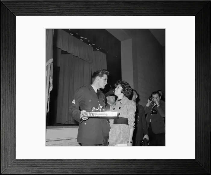 Framed Print : Nancy Sinatra and Elvis Presley Framed Print : Nancy Sinatra and Elvis Presley
