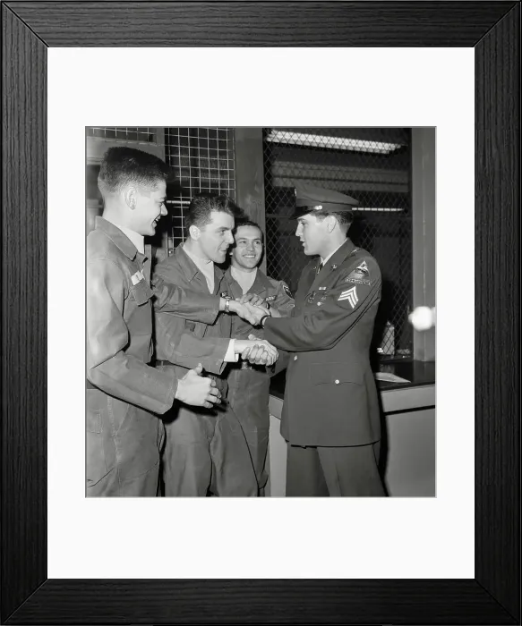 Framed Print : Elvis Presley Leaving Army Framed Print : Elvis Presley Leaving Army