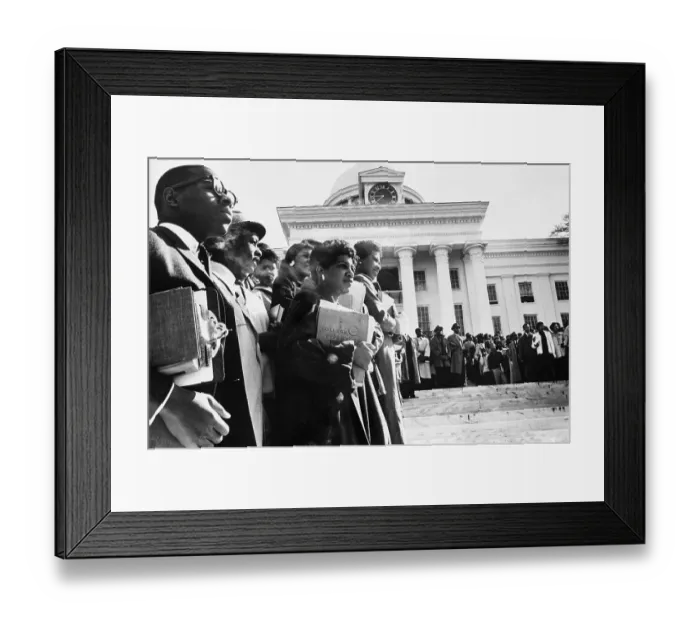 Framed Print : Civil Rights Rally Framed Print : Civil Rights Rally