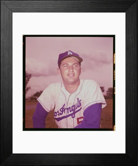Framed Print : Portrait of Larry Sherry Framed Print : Portrait of Larry Sherry