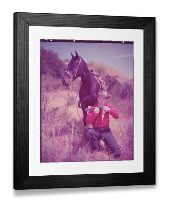 Framed Print : Actor Chuck Connors in Rifleman Outdoor Scene Framed Print : Actor Chuck Connors in Rifleman Outdoor Scene