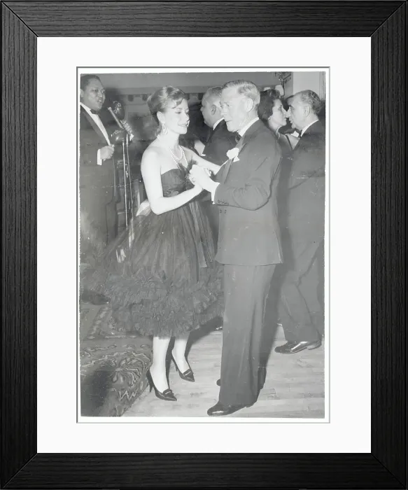Framed Print : Athina Onassis Dancing With Duke of Windsor Framed Print : Athina Onassis Dancing With Duke of Windsor