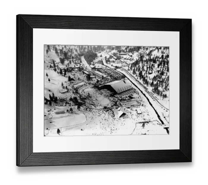 Framed Print : Squaw Valley Olympic Village Framed Print : Squaw Valley Olympic Village