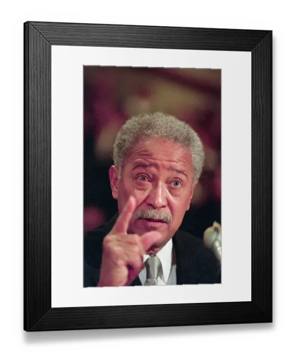 Framed Print : David Dinkins Framed Print : David Dinkins