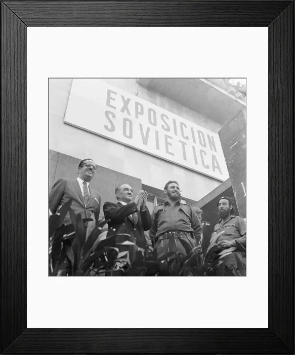 Framed Print : Fidel Castro with Osvaldo Dorticos and Anastas Mikoyan Framed Print : Fidel Castro with Osvaldo Dorticos and Anastas Mikoyan