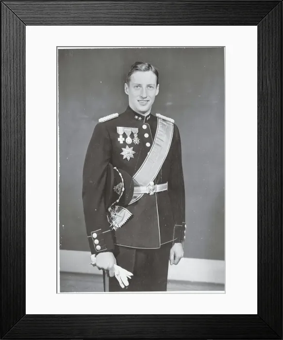 Framed Print : Norway's Prince Harald, Aged 23 Framed Print : Norway's Prince Harald, Aged 23
