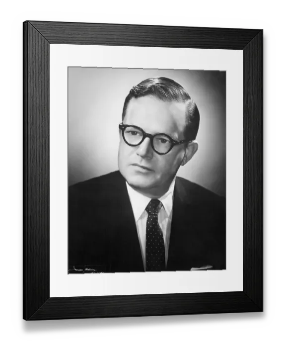 Framed Print : Composer Jule Styne Framed Print : Composer Jule Styne