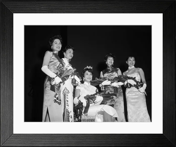 Framed Print : Crowning of Miss Chinatown USA Framed Print : Crowning of Miss Chinatown USA