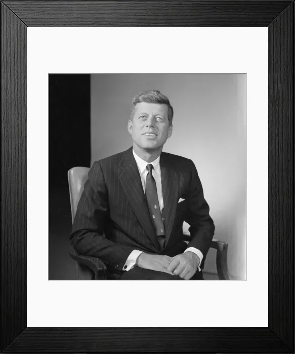 Framed Print : President John F. Kennedy Framed Print : President John F. Kennedy