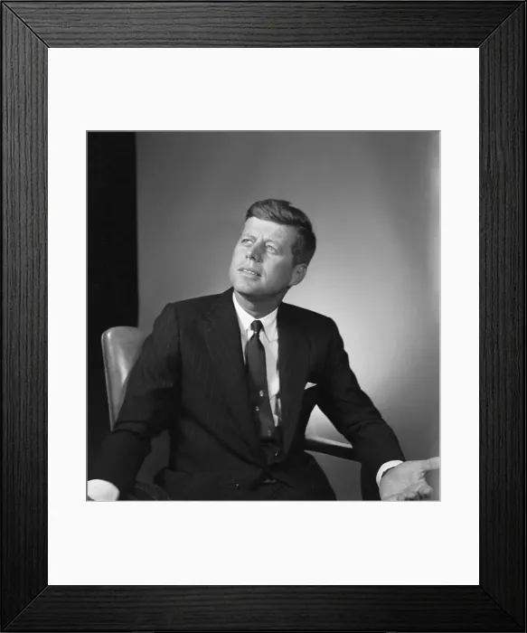 Framed Print : President John F. Kennedy Framed Print : President John F. Kennedy