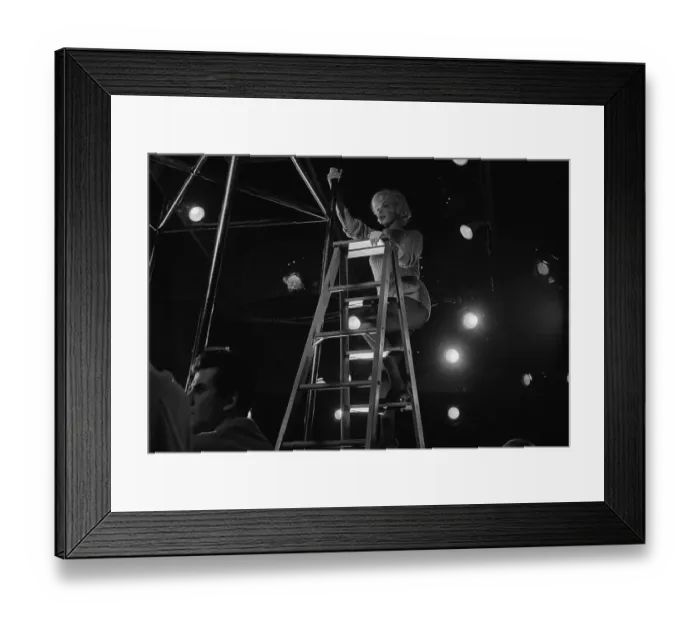 Framed Print : Climbing a Ladder Framed Print : Climbing a Ladder
