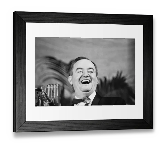 Framed Print : Hubert Humphrey Giving Speech Framed Print : Hubert Humphrey Giving Speech