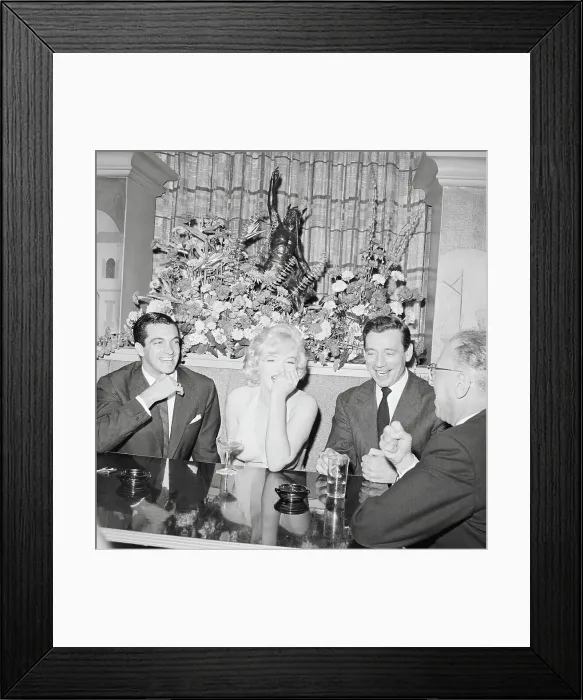 Framed Print : Stars of Let's Make Love at Cocktail Party Framed Print : Stars of Let's Make Love at Cocktail Party