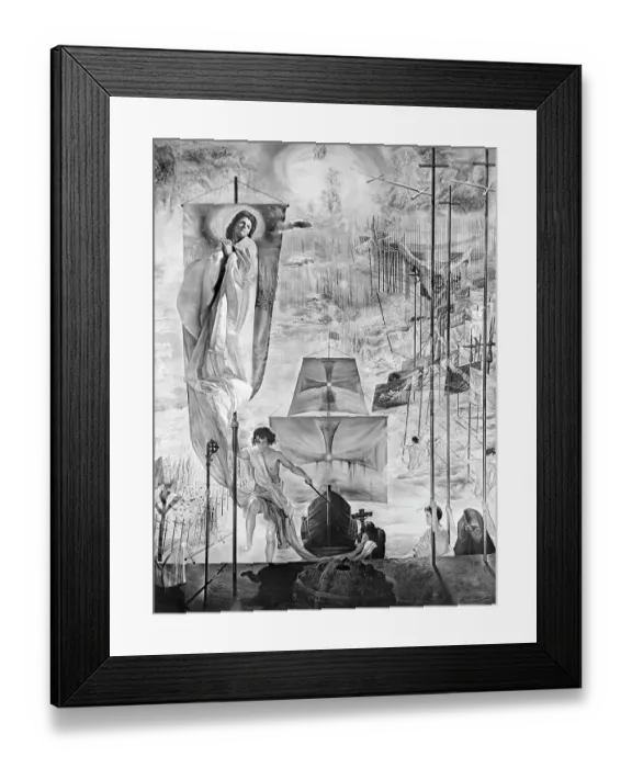 Framed Print : Salvador Dali's Christopher Columbus Discovers America Framed Print : Salvador Dali's Christopher Columbus Discovers America