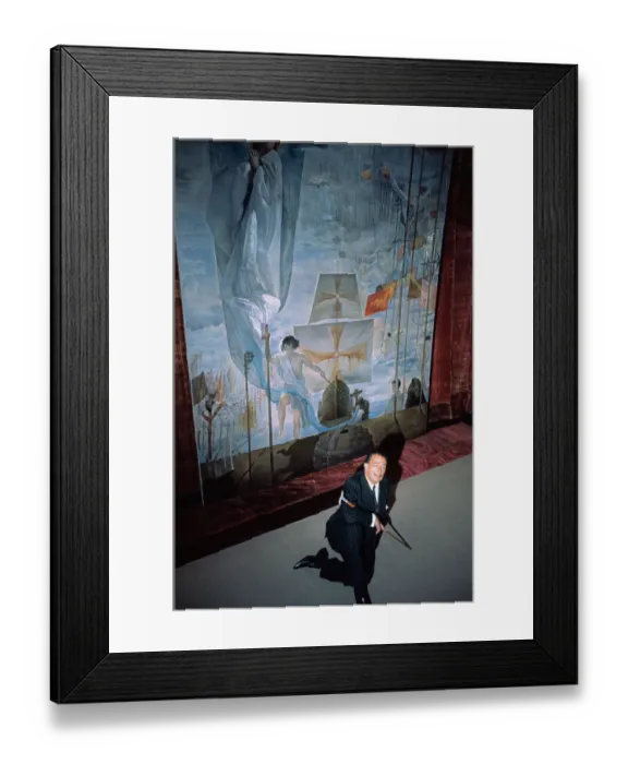 Framed Print : Salvador Dali by New Painting Framed Print : Salvador Dali by New Painting