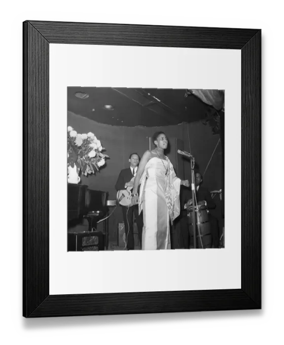 Framed Print : Miriam Makeba Singing Framed Print : Miriam Makeba Singing