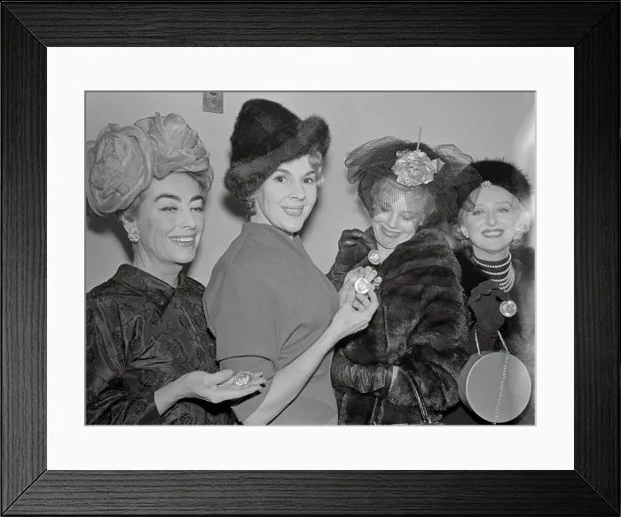 Framed Print : Notable Women Posing in Glamorous Hats Framed Print : Notable Women Posing in Glamorous Hats