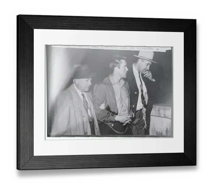 Framed Print : Richard E. Hickock Going to Jail Framed Print : Richard E. Hickock Going to Jail