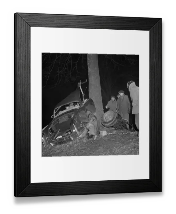 Framed Print : Car in which Albert Camus Died Framed Print : Car in which Albert Camus Died