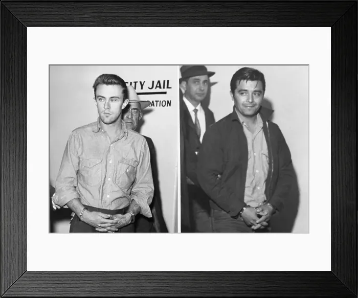Framed Print : Clutter Family Murder Suspects Going to Trial Framed Print : Clutter Family Murder Suspects Going to Trial