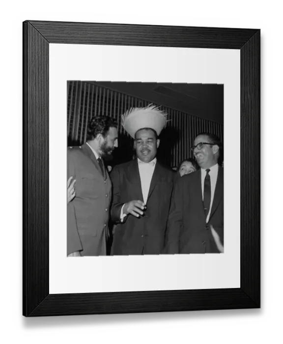 Framed Print : Fidel Castro And Joe Louis Framed Print : Fidel Castro And Joe Louis