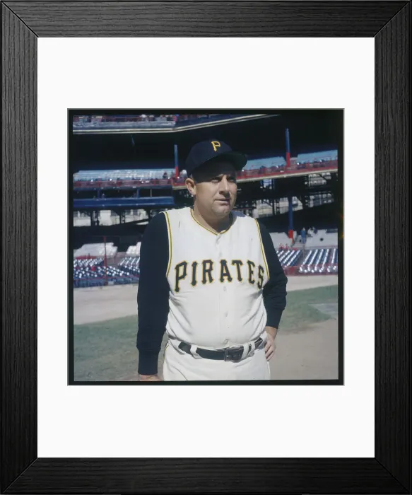Framed Print : Pirate's Catcher Smoky Burgess Pausing on the Field Framed Print : Pirate's Catcher Smoky Burgess Pausing on the Field